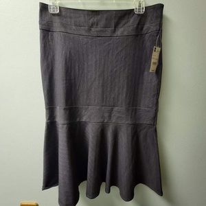 Grey & Silver Bisou Bisou midi skirt